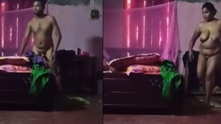 Bangla wife with big tits in scandalous video with Devar