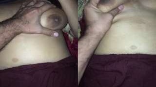 Busty Indian bhabhi takes charge and satisfies herself