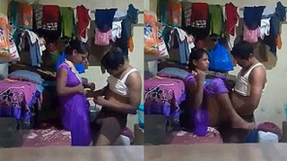 Naughty Indian maid gets down and dirty with her employer