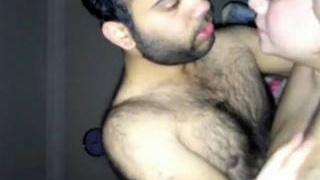 Desi couple's steamy sex tape features rough and intense fucking