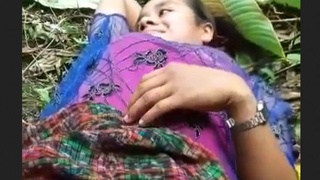 Outdoor sex: A girl gets fucked and sucks in public