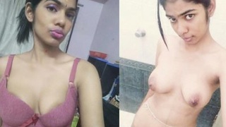 A steamy video of a young girl giving a blowjob and having sex via MMS