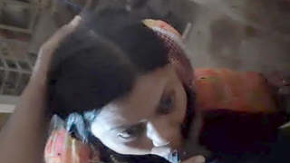 Bhabi's seductive blowjob in a hot video clip
