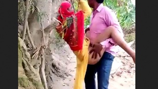 Funny outdoor full fuck with wild sex