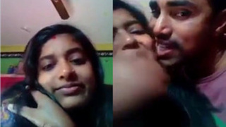 Desi couple films themselves for online porn with seductive Indian student