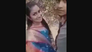 Beautiful desi girl gives a BJ in the great outdoors