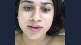 Adorable Indian teenager flaunts her body and reveals her pussy