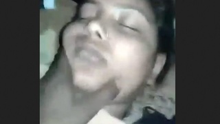 Mallu girl with big boobs gets naughty in a hot video