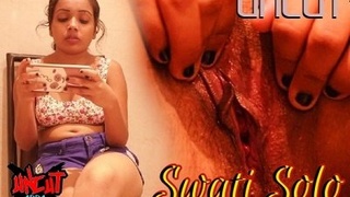 Swati's uncut solo video on Adda Paid