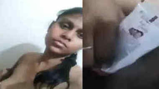 Desi Indian slut uses bathroom tube as sex toy in solo session