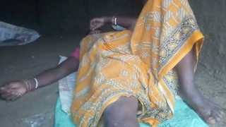Quick fucking with aunty in a village setting