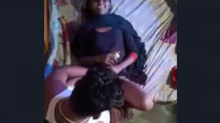 Village girl gets intimate with her neighbor in this steamy video