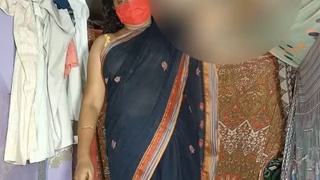 Aunty in saree gets fucked hard by a desi man