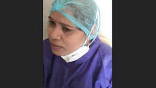 Desi nurse gives doctor a blowjob in hospital
