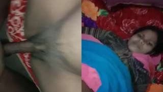 Rural Indian girl gets fucked by a man in a video