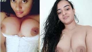 Horny Indian girl gets naked and shaves her pubic hair