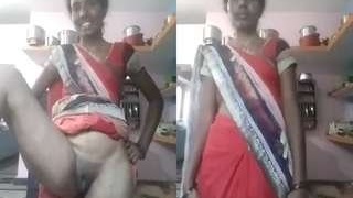 Telugu bhabhi masturbates on camera in front of you