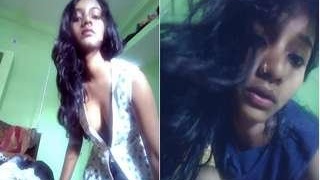Watch a cute Indian girl get naughty in the shower