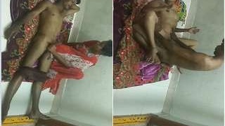 Indian couple indulges in passionate sex with breast licking and fucking