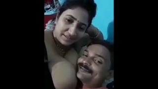 Young couple enjoys sex at home