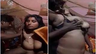 Desi Bhabhi's wild breast play and insatiable sexual encounter