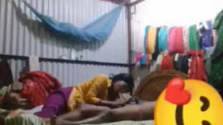 Indian housemaid having sex with her partner