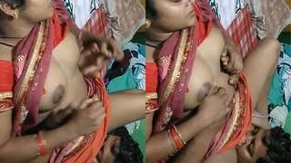 Indian bhabhi masturbates and gets fucked in part 4