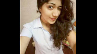 Hot Indian girl gives a sensual blowjob