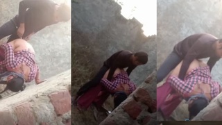Desi village sex video features a cheating wife getting fucked in the open air