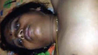 Indian wife gives a sensual blowjob to her husband