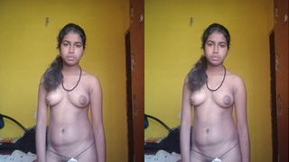 Tamil babe flaunts her naked body in exclusive video
