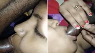 Desi Bhabhi gives a blowjob and gets fucked in exclusive video