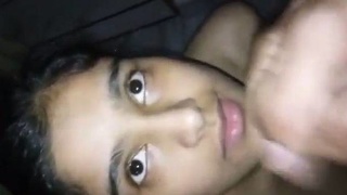 Watch a stunning Indian girl suck cock in a real sex video