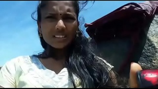 An Indian woman has sexual relations with her secret partner in public