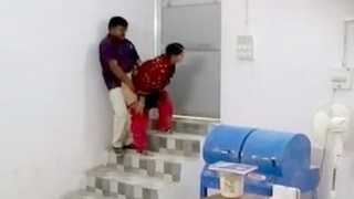 Caught on camera: Office couple gets naughty during break time