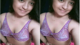 Indian girl flaunts her big boobs and cute pussy on Facebook