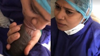 Desi nurse gives oral pleasure to patient in scandalous video