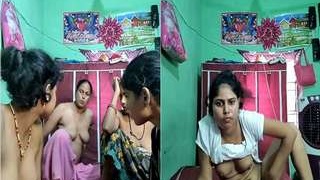 Four amateur Desi girls show off their bodies in exclusive video