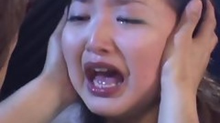 Asian babe drinking urine in a hot video