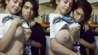 Siblings explore each other's bodies in intimate video