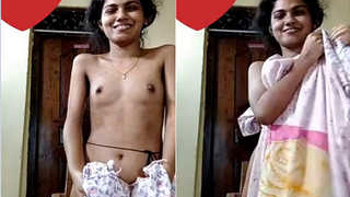 Innocent Mallu girl reveals her intimate parts
