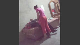 Desi Aldeia's aunt gets rough with her father in a steamy video