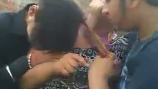 Indian village girl's threesome video with two men
