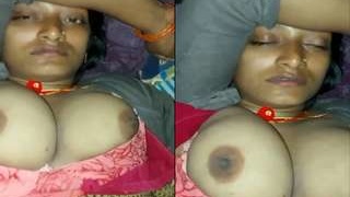 Desi bhabhi's big tits get pounded hard in this steamy video