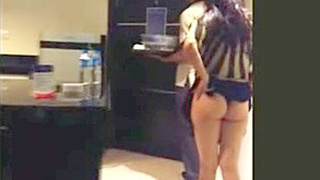 Watch as a stunning girlfriend gives a blowjob and has sex with her boyfriend