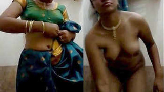 Hot girl gets naked for money and flaunts her curves