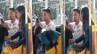 Indian couple enjoys outdoor sex with blowjob on camera