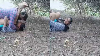 Desi bhabhi and lover enjoy outdoor sex in part 1