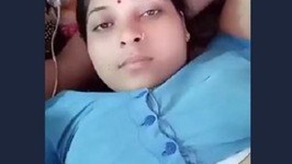 Husband and wife have passionate sex with intense breast play