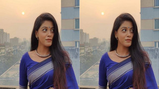 Pretty Bangla babe gives a blowjob to a cock with big boobs in part 2